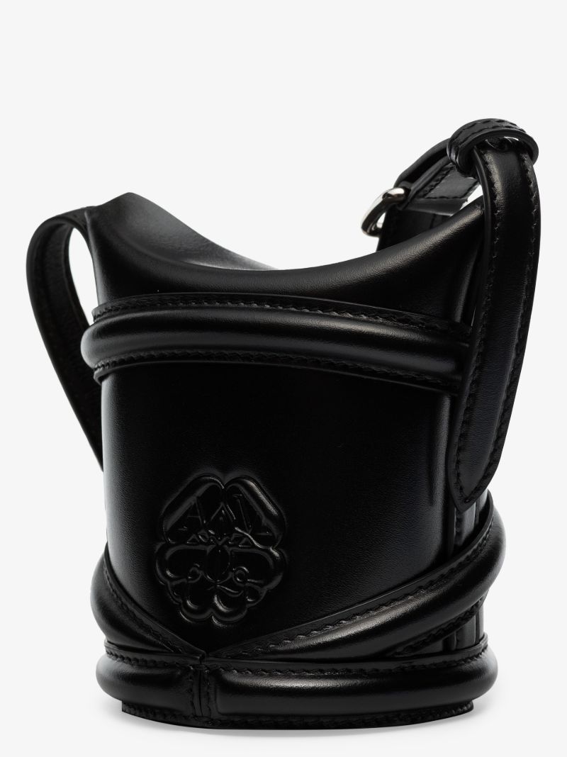 Black the Curve Mini Leather Cross Body Bag