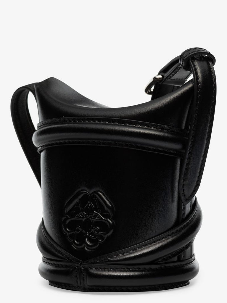 Black the Curve Mini Leather Cross Body Bag