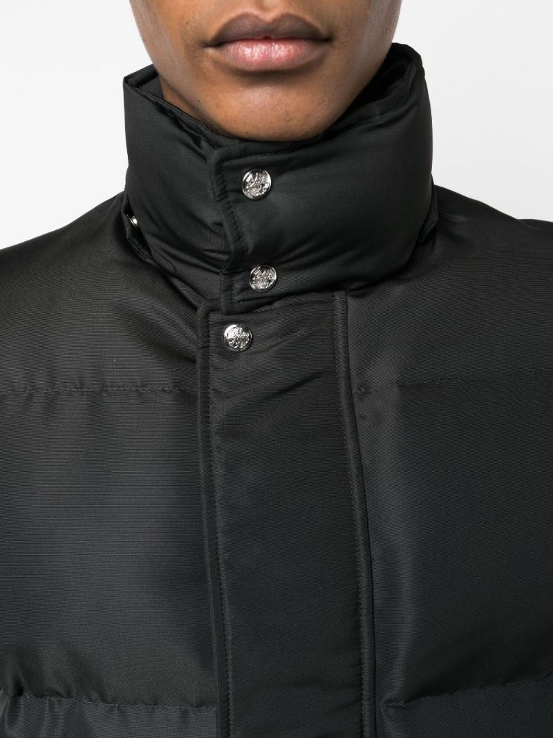 Black Grafitti Logo Puffer Down Jacket