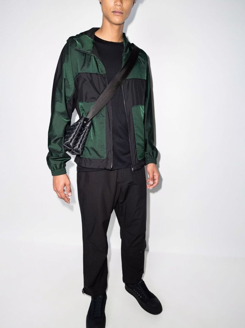 Panelled Hooded Jacket