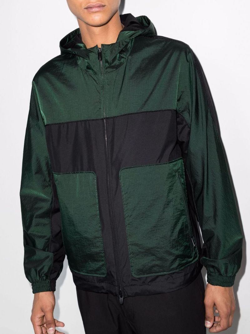 Panelled Hooded Jacket