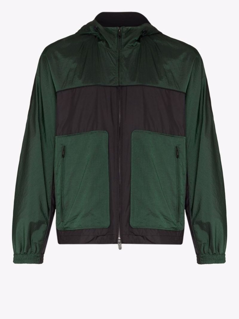 Panelled Hooded Jacket