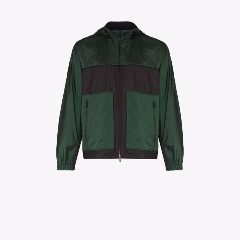 Panelled Hooded Jacket