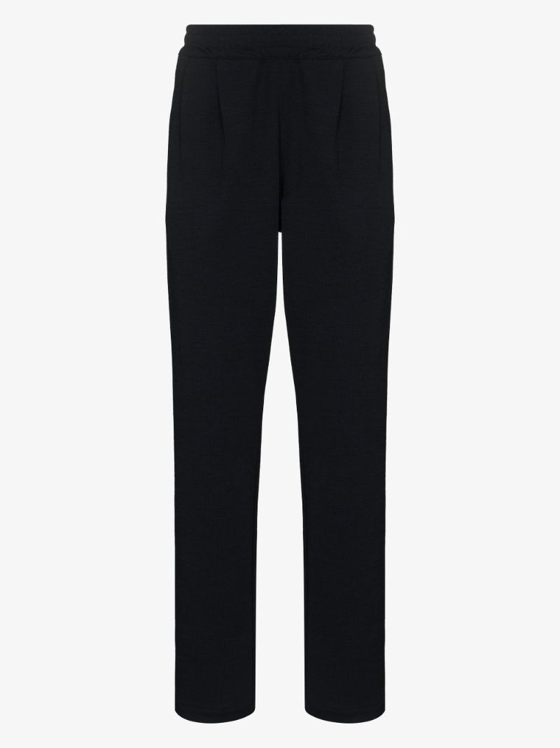 Prince of Wales Merino Wool Track Pants