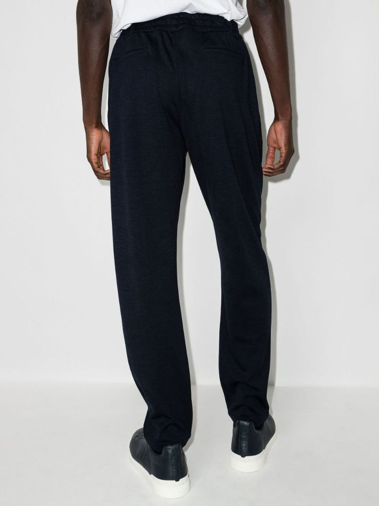 Prince of Wales Merino Wool Track Pants