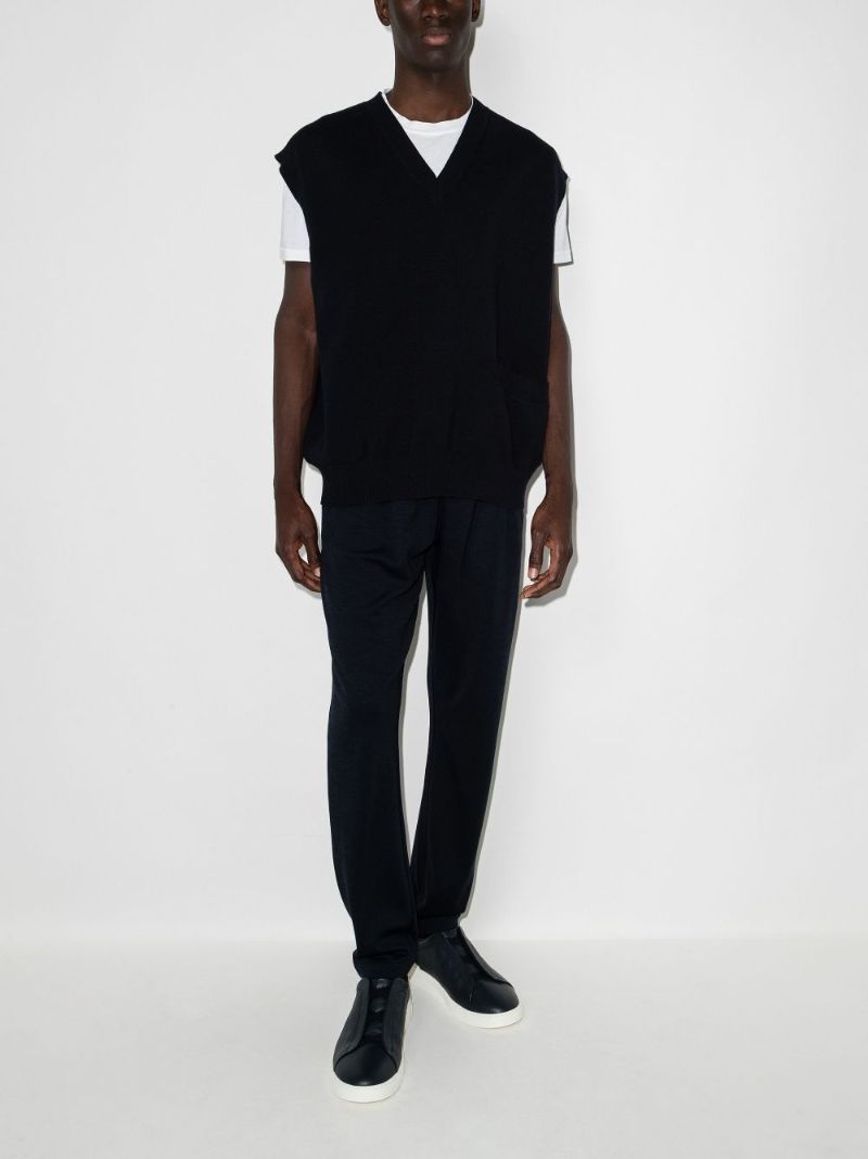 Prince of Wales Merino Wool Track Pants