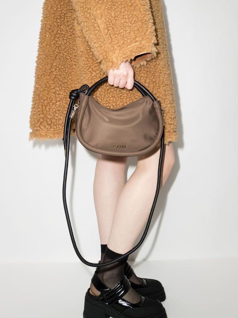 Neutral Knot Logo Shoulder Bag
