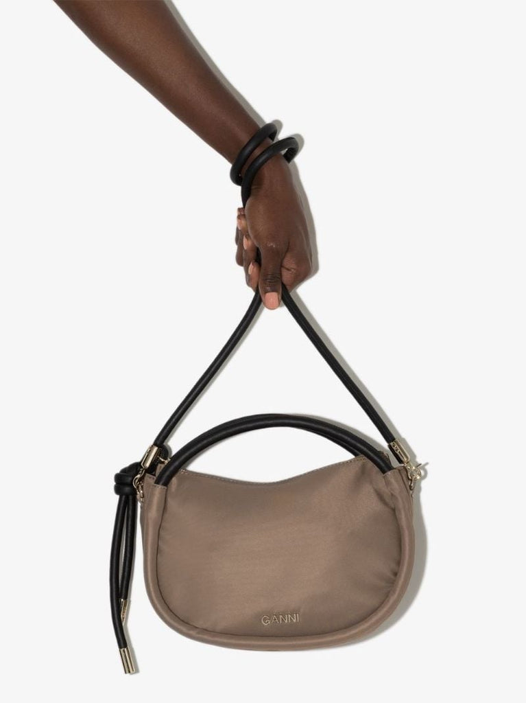 Neutral Knot Logo Shoulder Bag