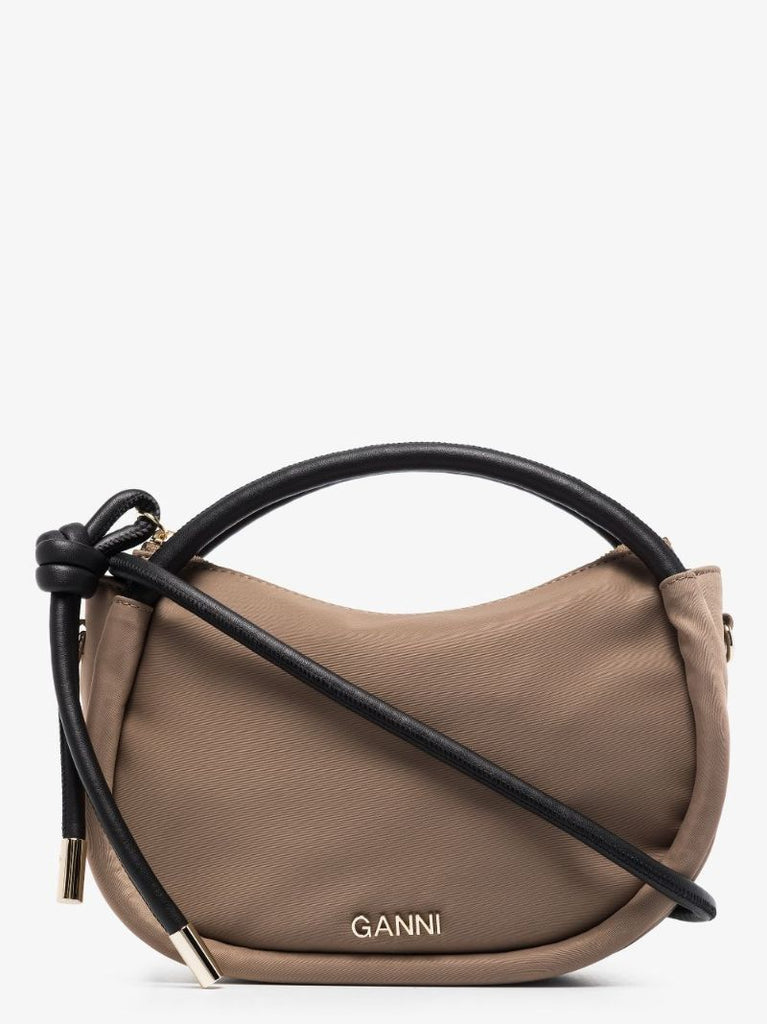 Neutral Knot Logo Shoulder Bag