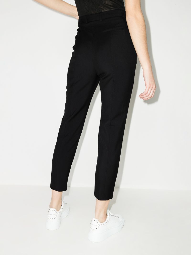 Cropped Wool Trousers