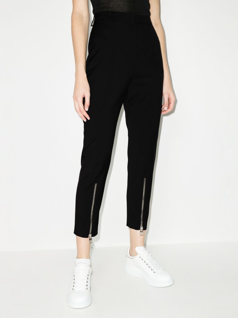 Cropped Wool Trousers