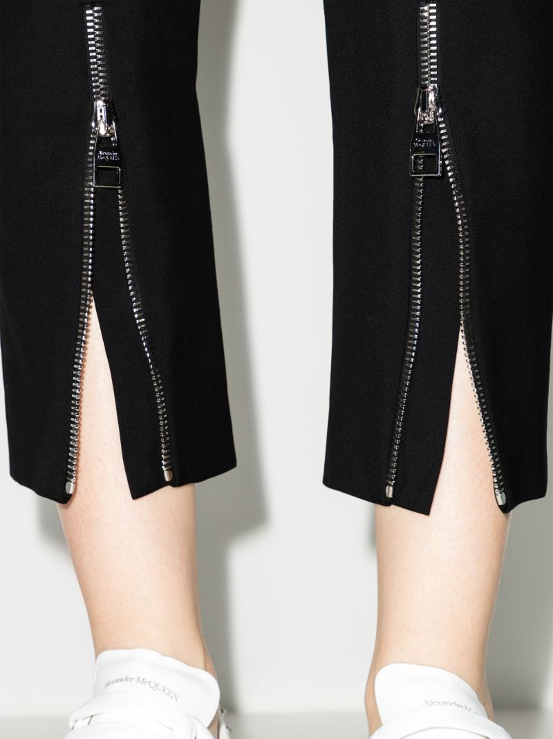 Cropped Wool Trousers
