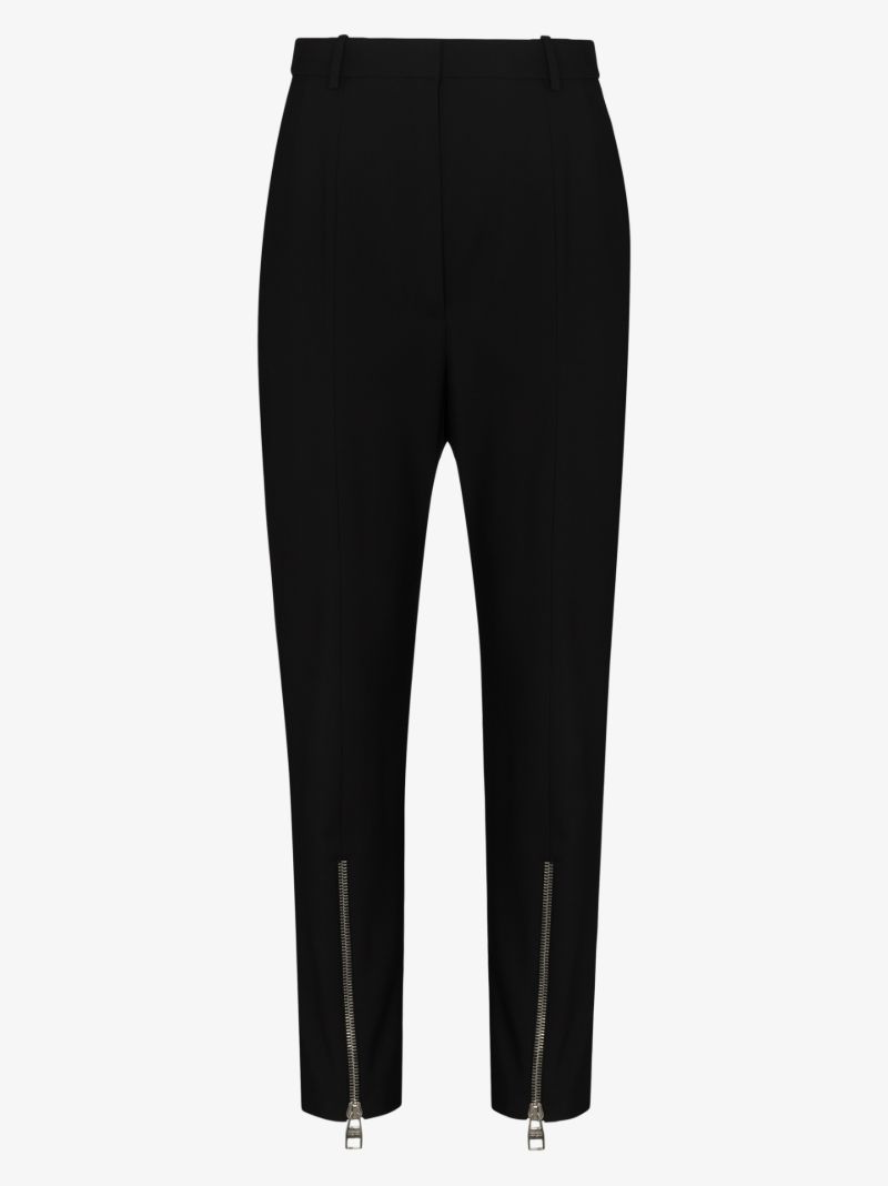 Cropped Wool Trousers