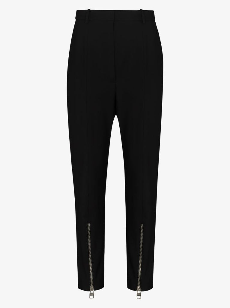 Cropped Wool Trousers