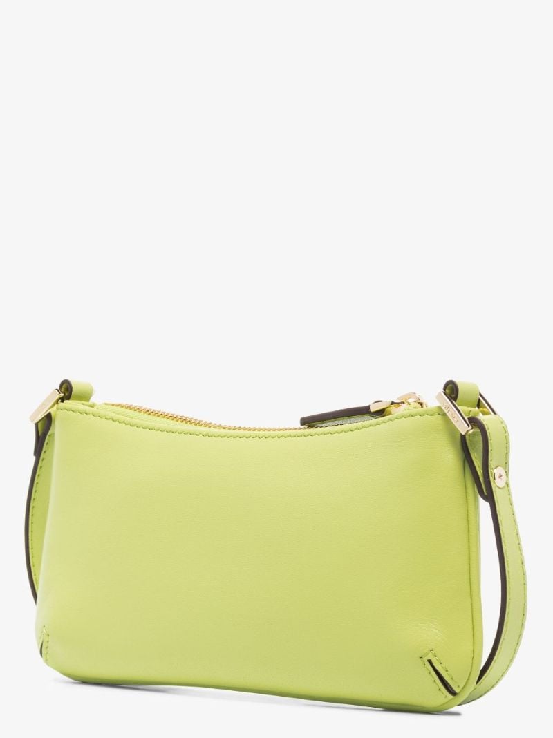 Green Mini Pita Leather Shoulder Bag