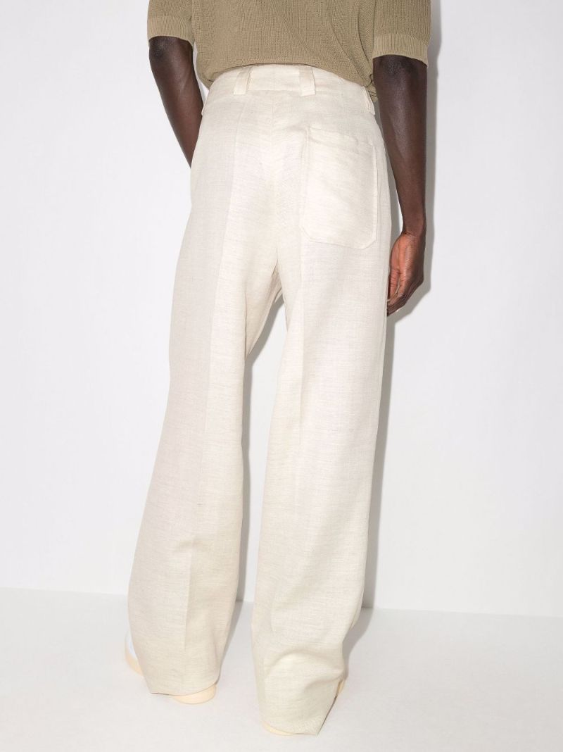 Loose Leg Tailored Trousers