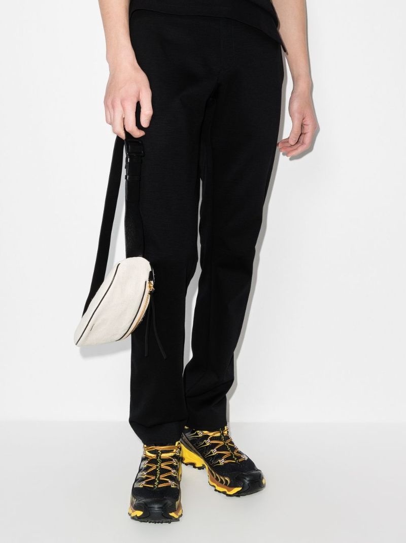 Straight Leg Wool Trousers