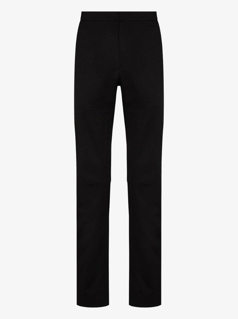 Straight Leg Wool Trousers