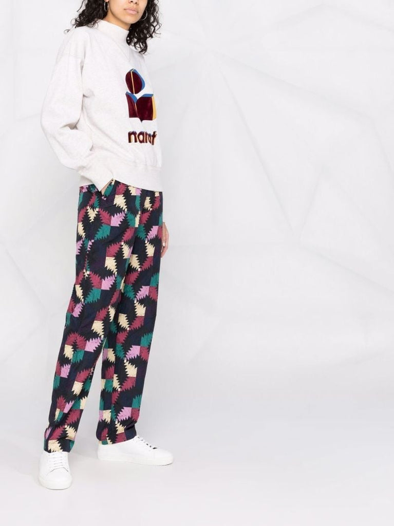 Ecru Moby Logo Print Sweatshirt