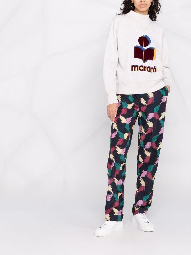 Ecru Moby Logo Print Sweatshirt