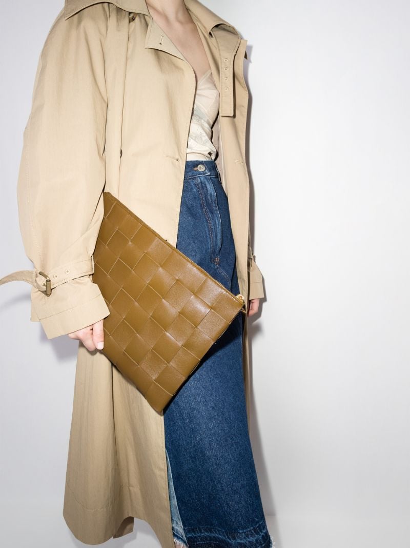 Brown Large Leather Pouch