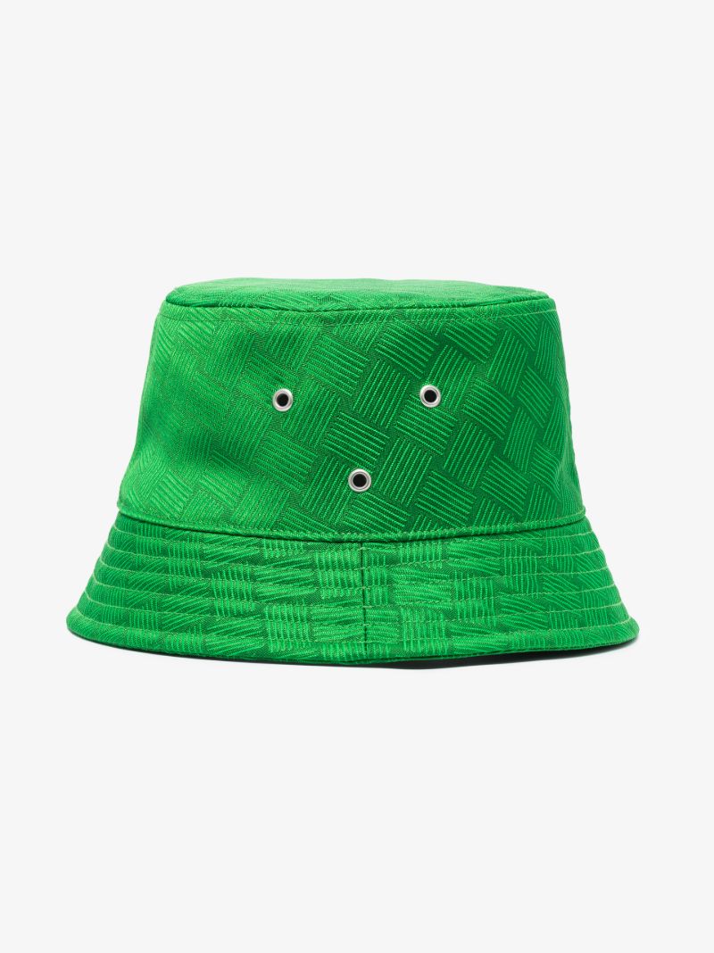 Green Jacquard Bucket Hat