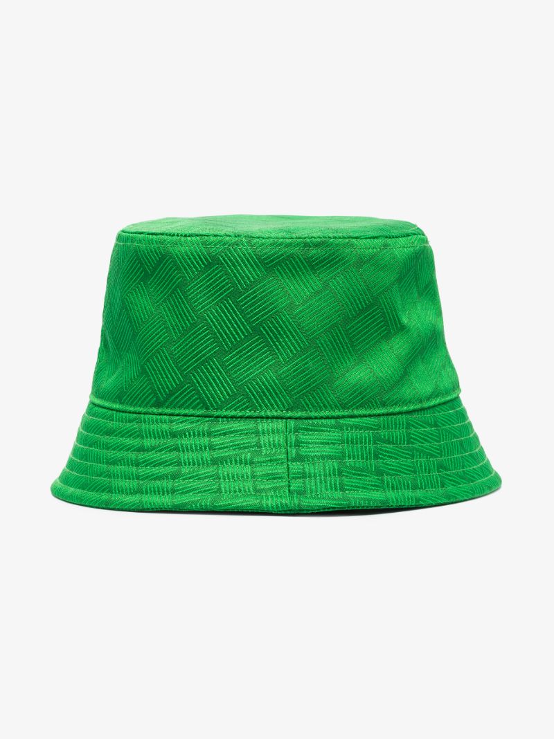 Green Jacquard Bucket Hat