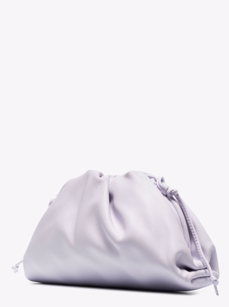 Purple the Mini Pouch Leather Clutch Bag