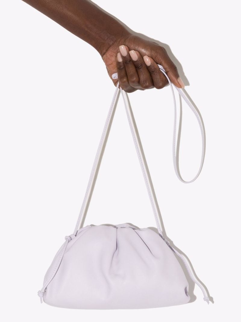 Purple the Mini Pouch Leather Clutch Bag