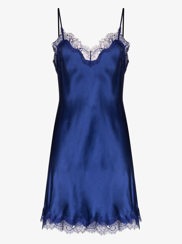 Scarlett Lace Trim Silk Nightdress