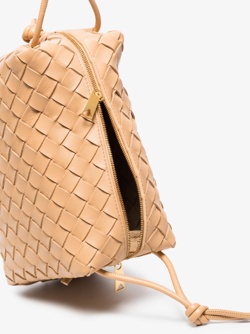 Neutral Loop Small Leather Cross Body Bag