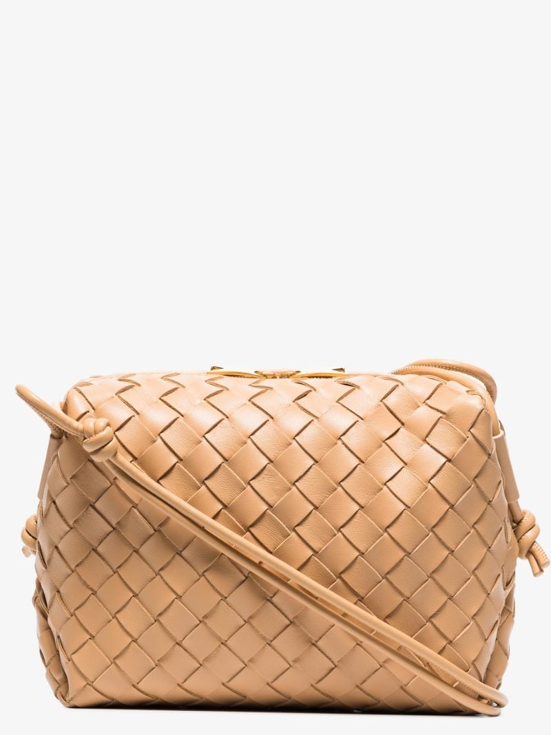 Neutral Loop Small Leather Cross Body Bag