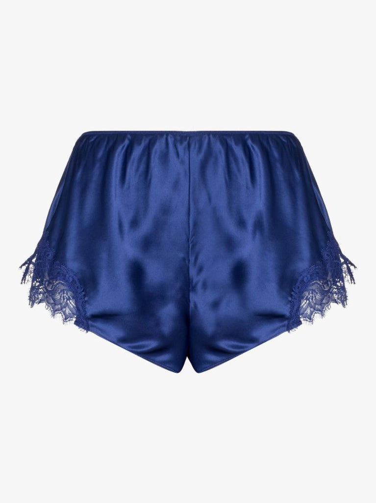 Scarlett Lace Trim Silk Shorts