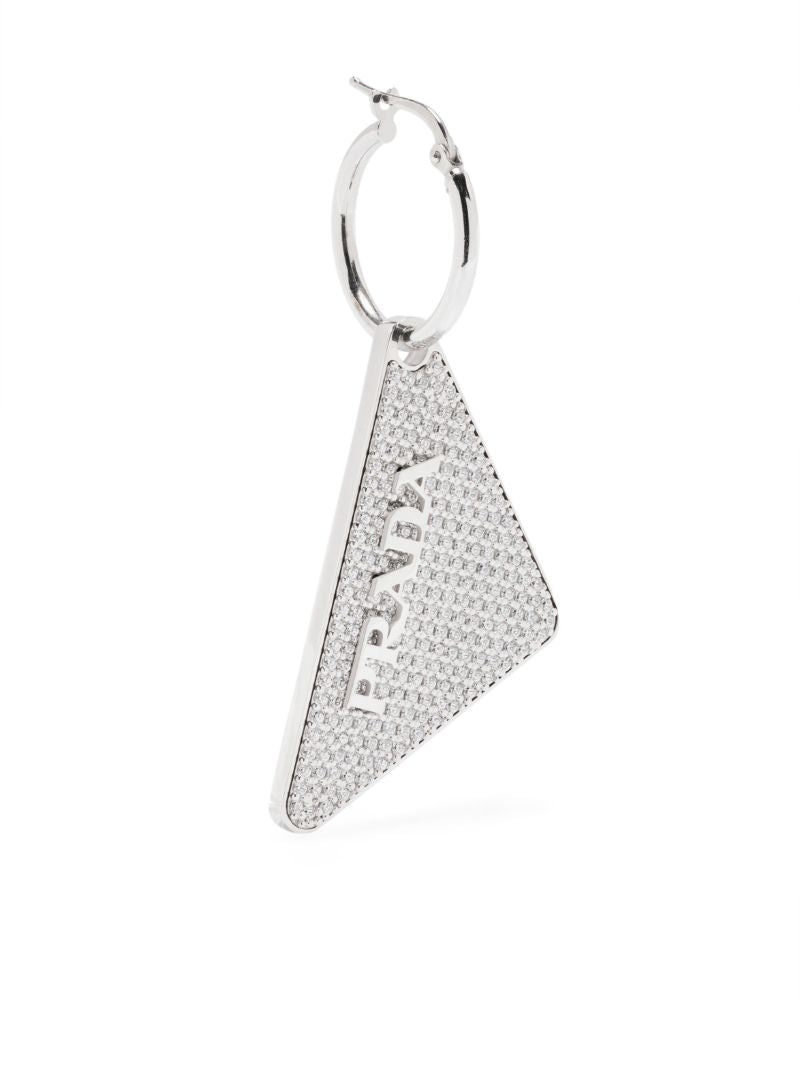 Crystal Logo Earring