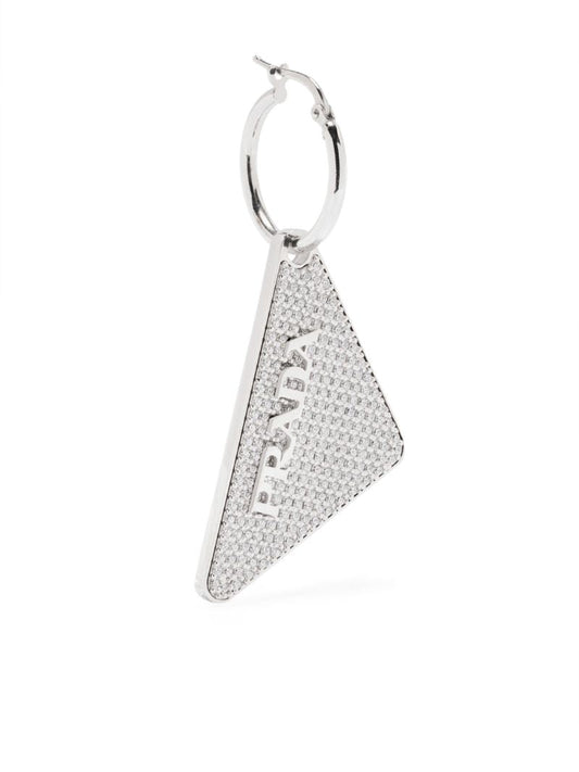 Crystal Logo Earring