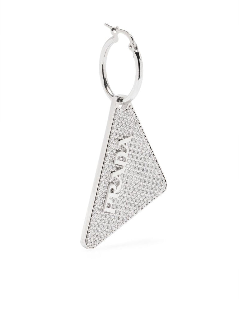 Crystal Logo Earring