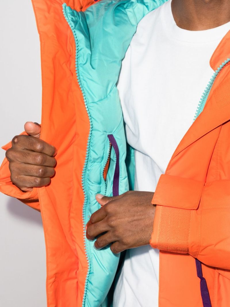 Orange Ctae Expedition Padded Parka Coat