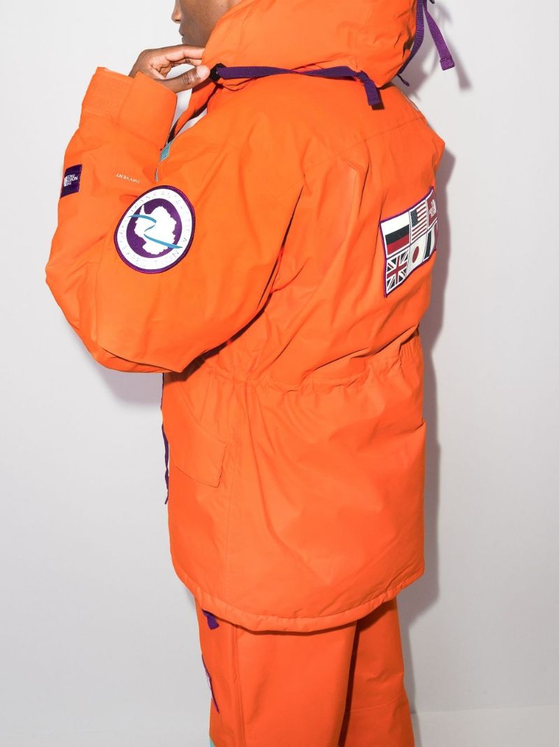 Orange Ctae Expedition Padded Parka Coat