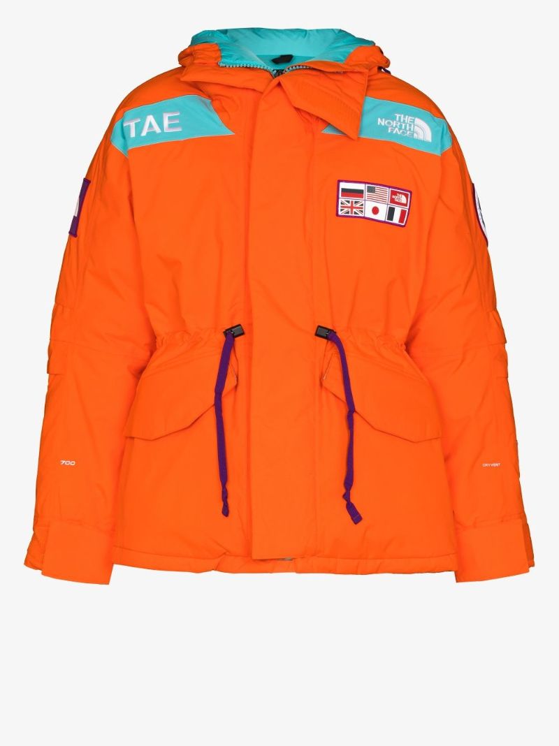Orange Ctae Expedition Padded Parka Coat