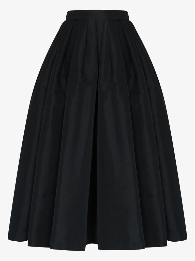 Pleated Midi Skirt