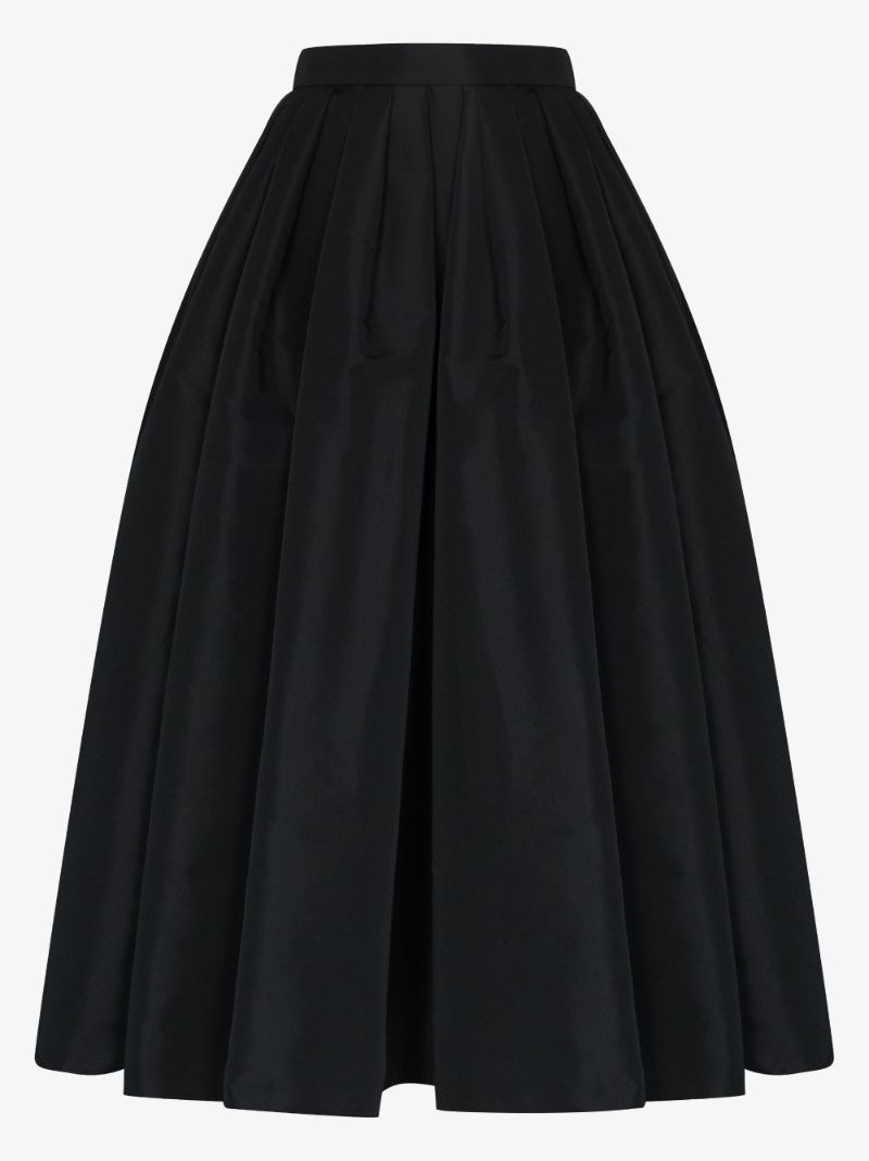 Pleated Midi Skirt