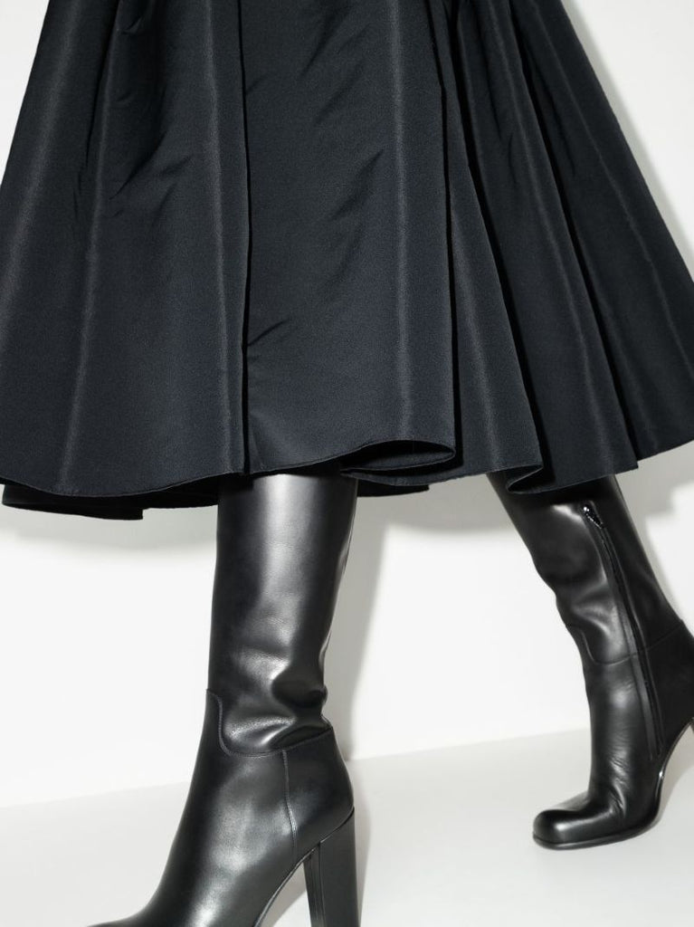Pleated Midi Skirt