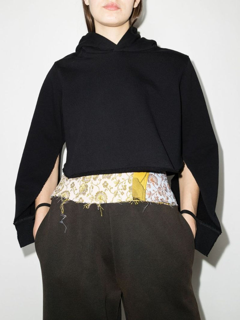 Cut-out Sleeve Hoodie