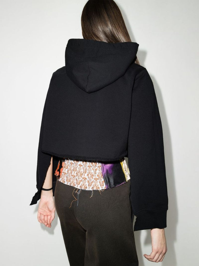 Cut-out Sleeve Hoodie