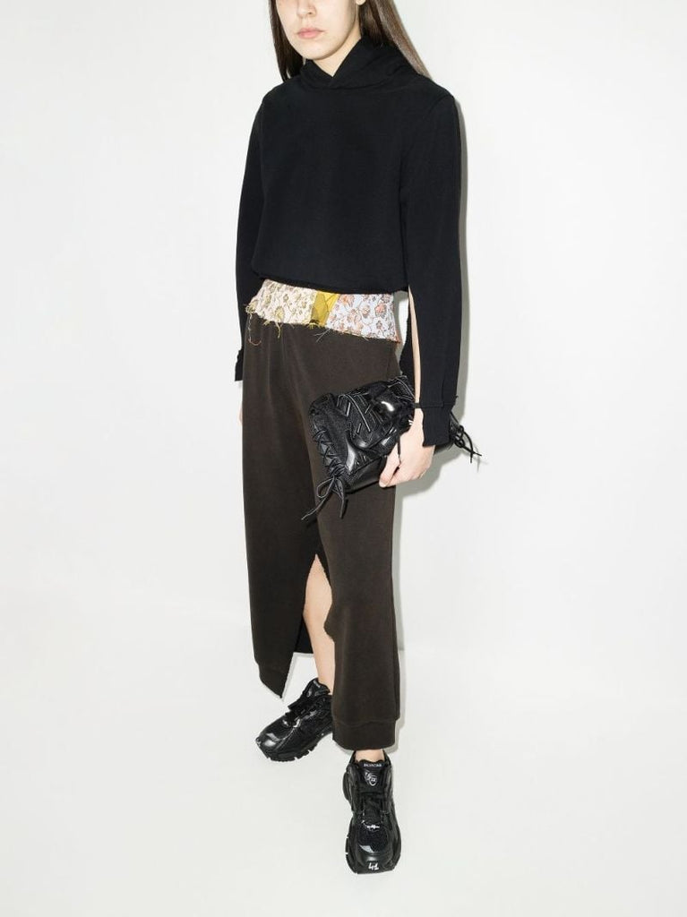 Cut-out Sleeve Hoodie