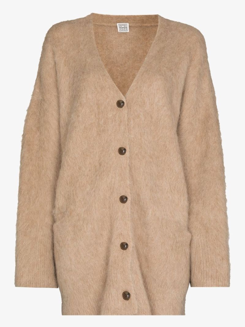 Oversized Button-down Cardigan