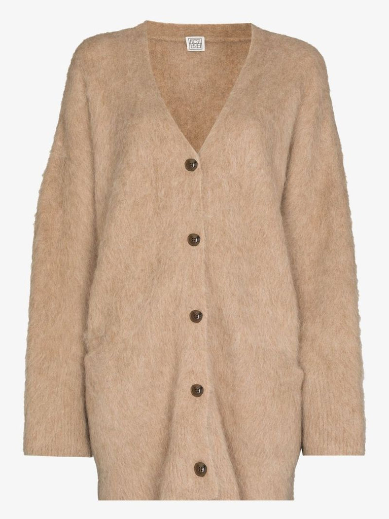 Oversized Button-down Cardigan