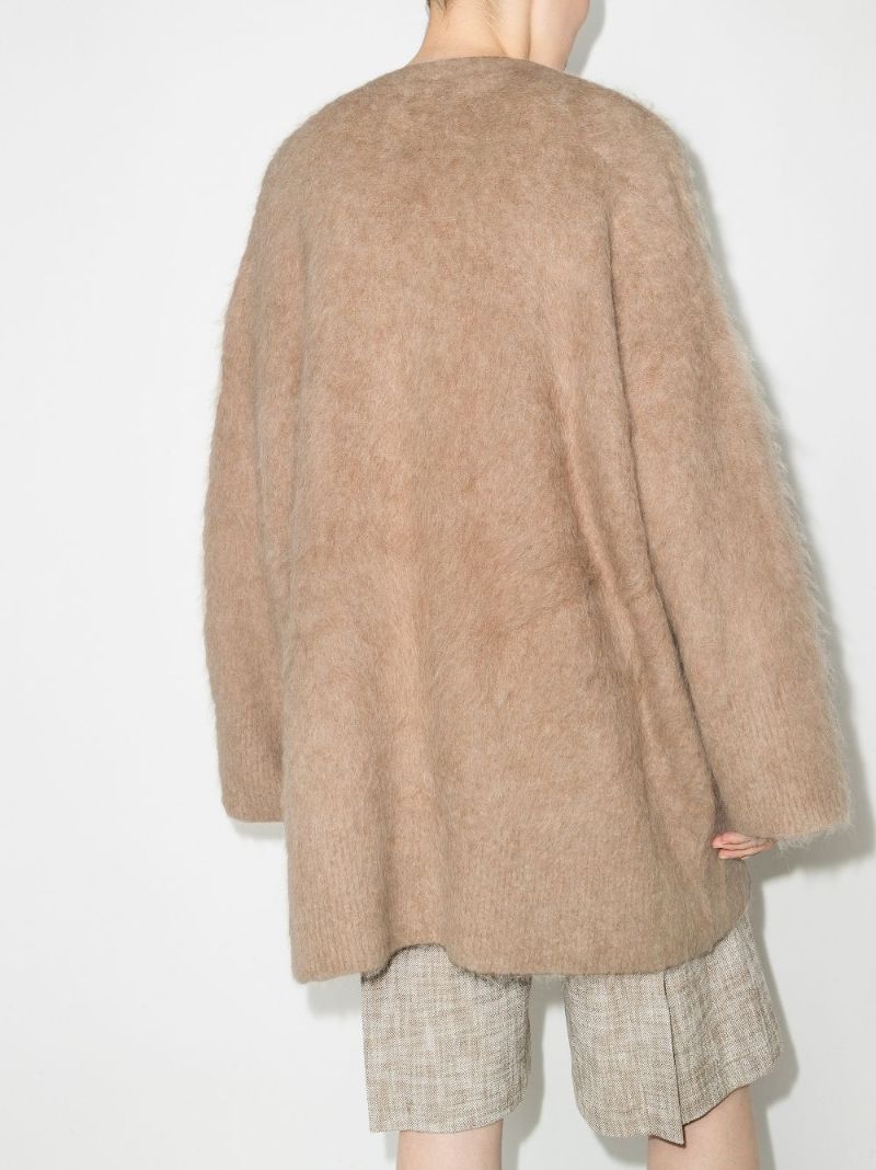 Oversized Button-down Cardigan