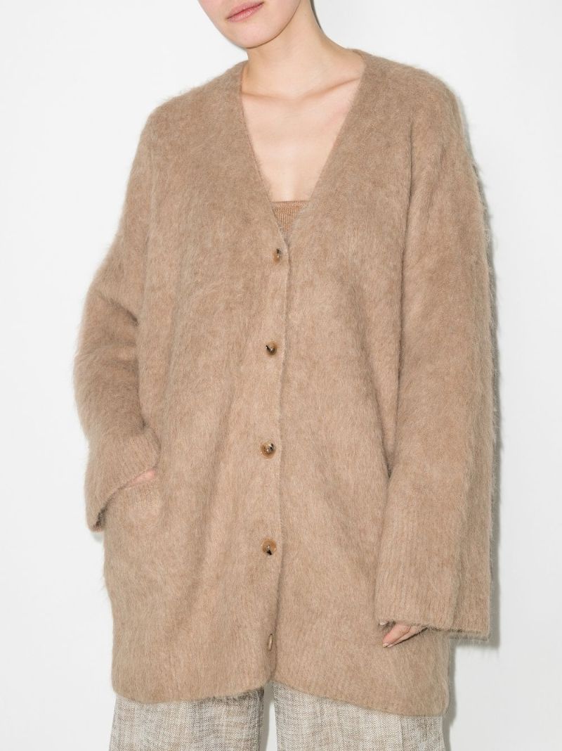 Oversized Button-down Cardigan
