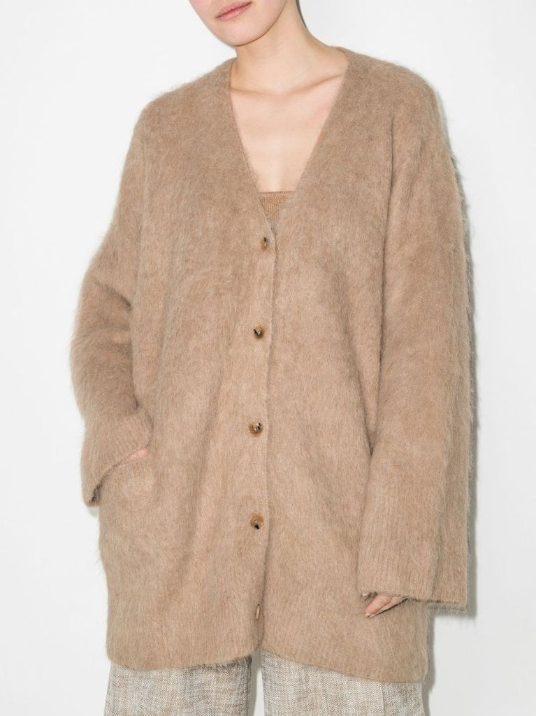 Oversized Button-down Cardigan